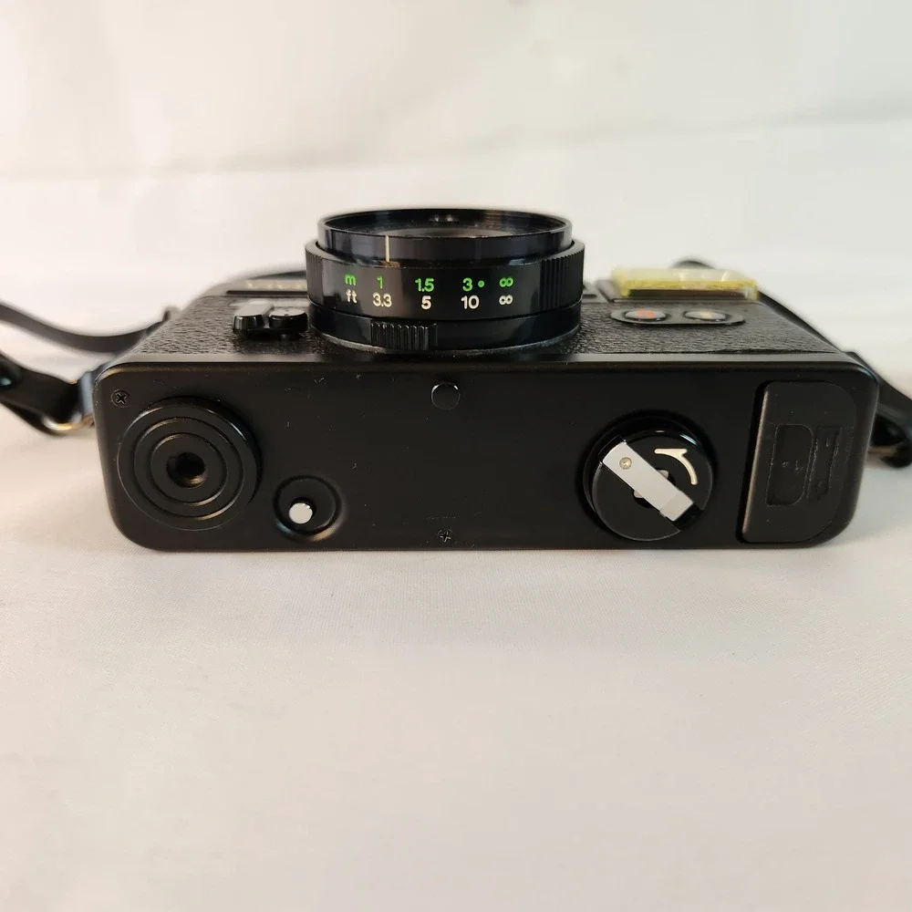 Vintage Vivitar 35EF 35mm Rangefinder Camera FULLY WORKING Flash Timer w/Case